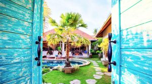 Privat villa i Bali. Foto via Airbnb.