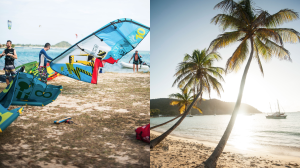 Union Island, Karibiens mecka för kitesurfing. Foto: Karin Wimark.