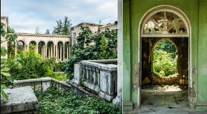 Bedagad skönhet bland ruiner i Georgien. Foto: Anders G Warne